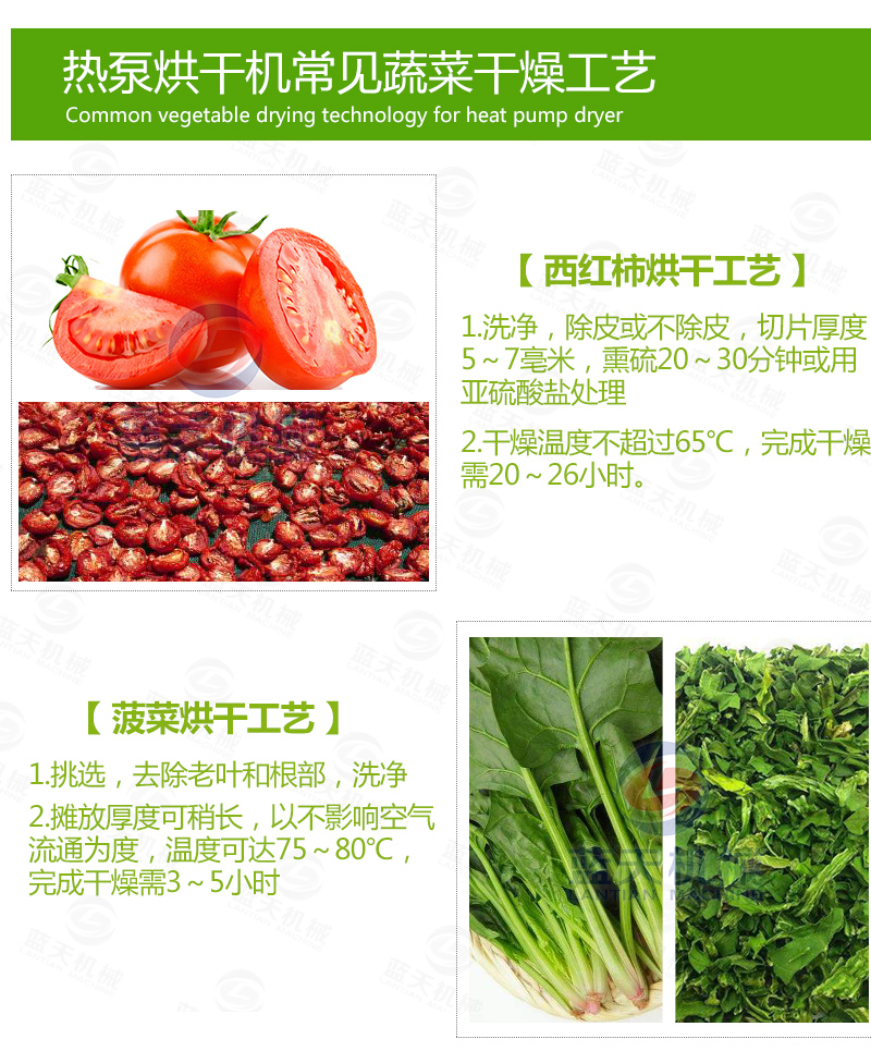 大蒜片網(wǎng)帶烘干機(jī)常見(jiàn)蔬菜烘干工藝
