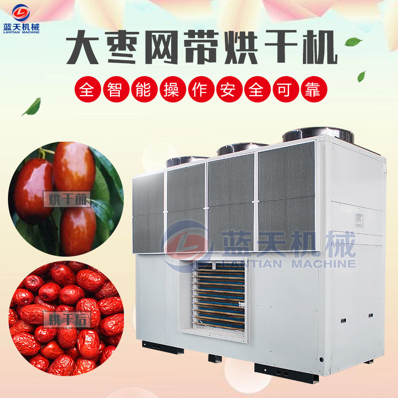 大棗網(wǎng)帶烘干機