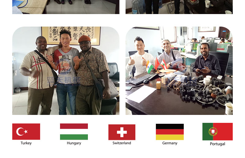 檸檬片網(wǎng)帶烘干機(jī)客戶合影