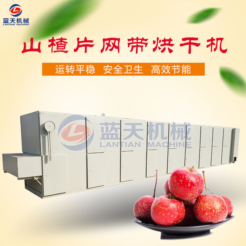 山楂片網(wǎng)帶烘干機(jī)