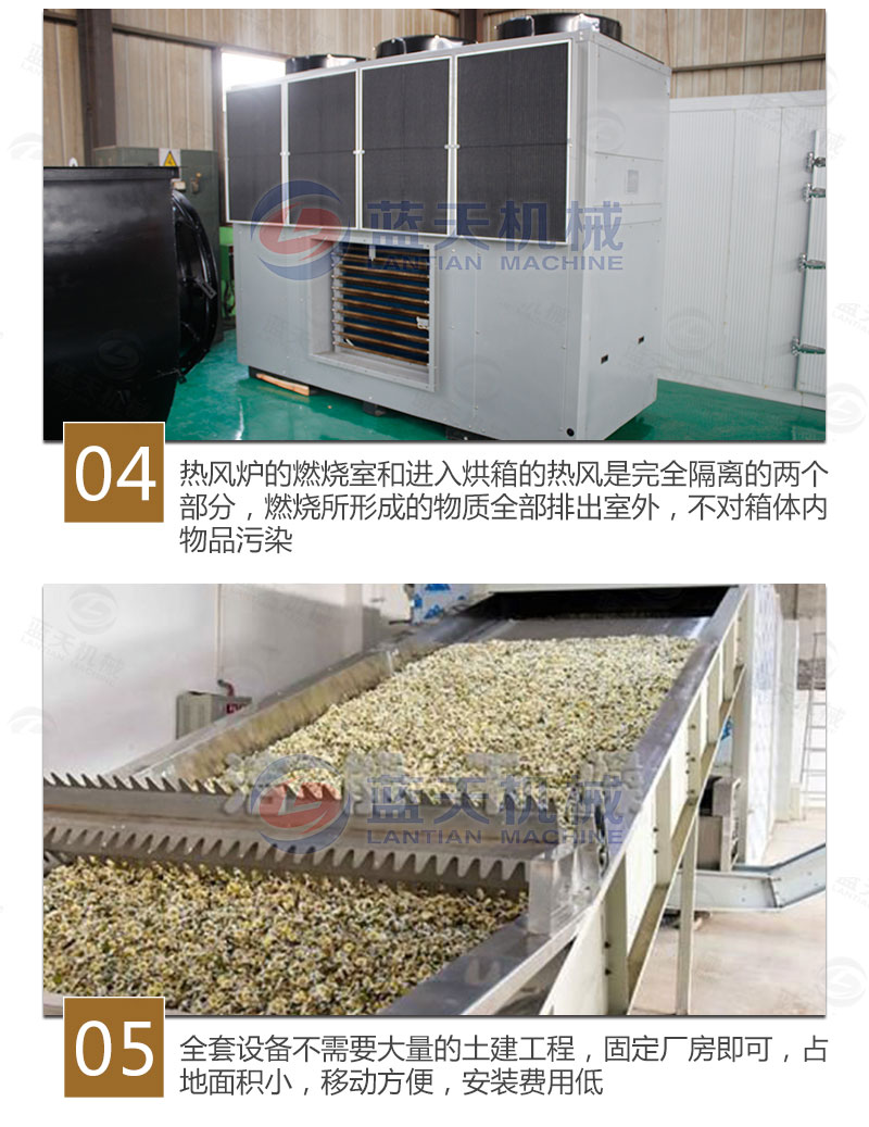 百合網(wǎng)帶式烘干機特點