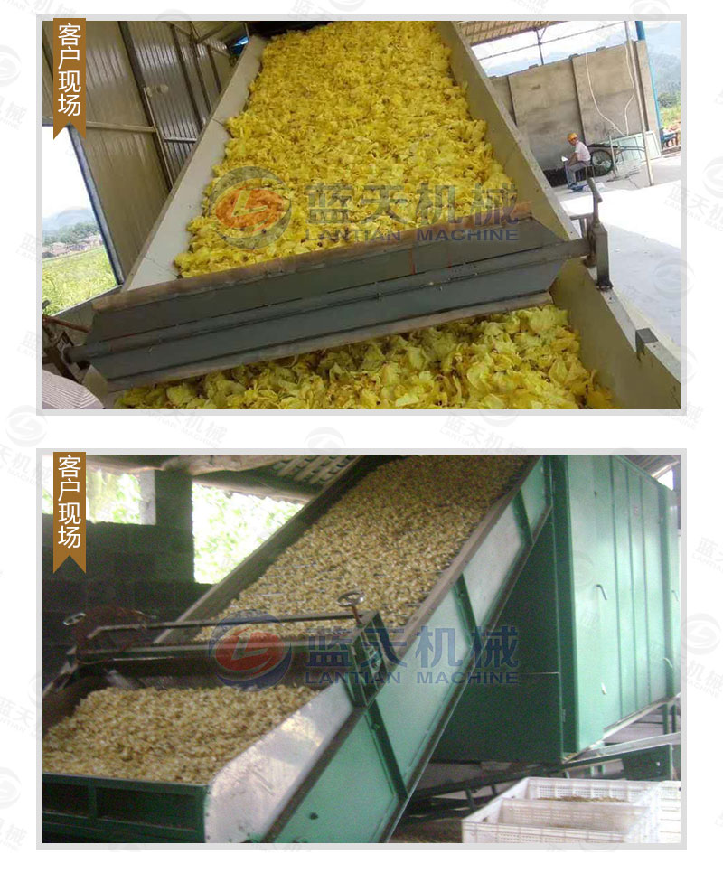 百合網(wǎng)帶式烘干機用戶現(xiàn)場