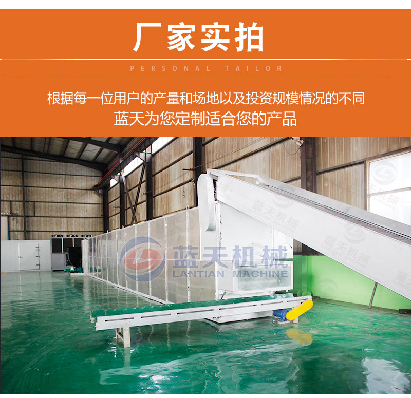 地瓜干網(wǎng)帶式烘干機(jī)廠家實拍