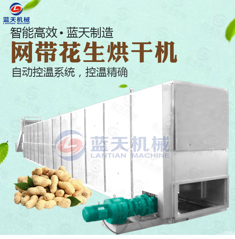 花生網(wǎng)帶式烘干機(jī)
