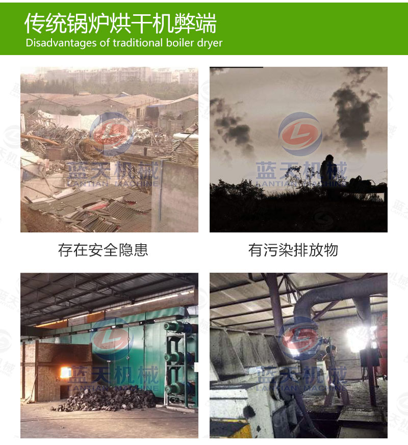 花生網(wǎng)帶式烘干機(jī)傳統(tǒng)烘干機(jī)弊端