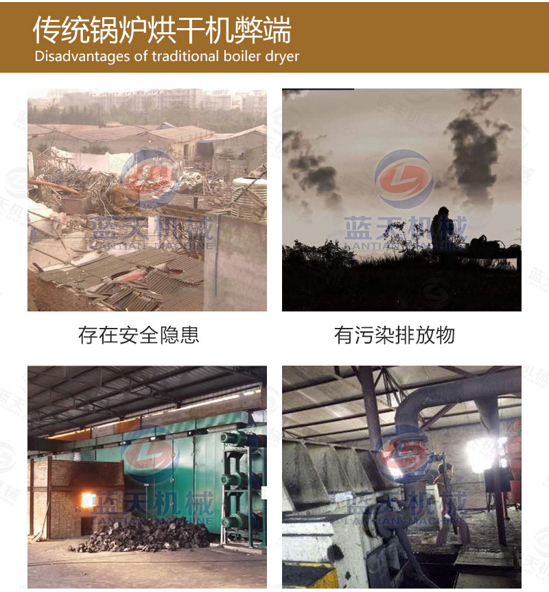 黃蜀葵網(wǎng)帶式烘干機(jī)傳統(tǒng)烘干弊端